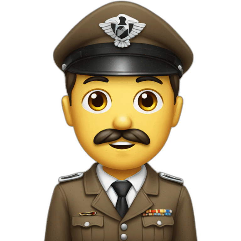 hitler avec son costume emoji