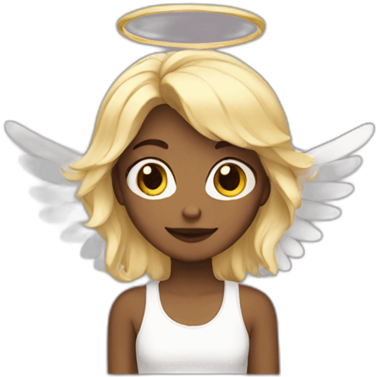 Angel gril emoji