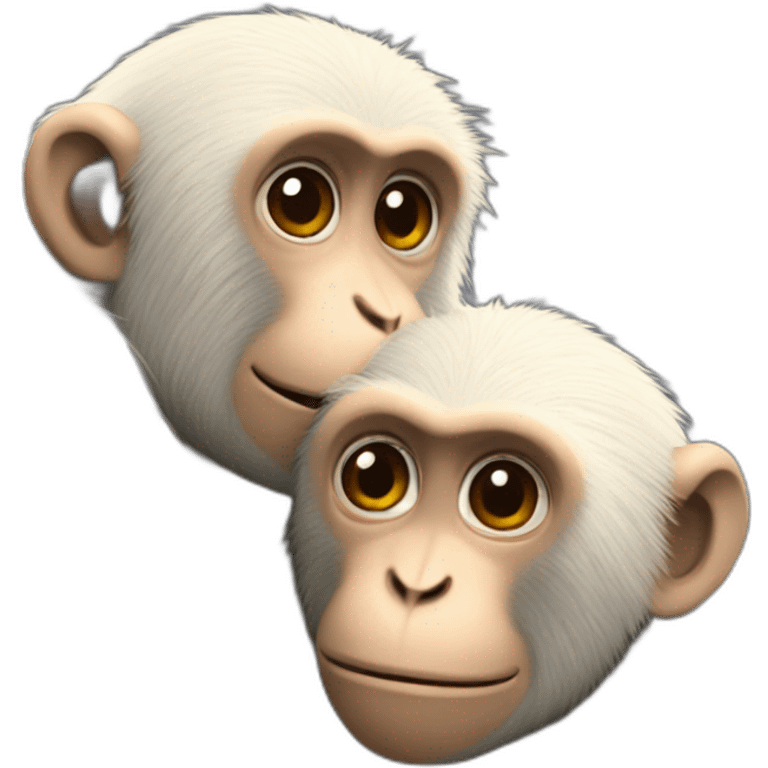 monkeys-hugging-each-other emoji