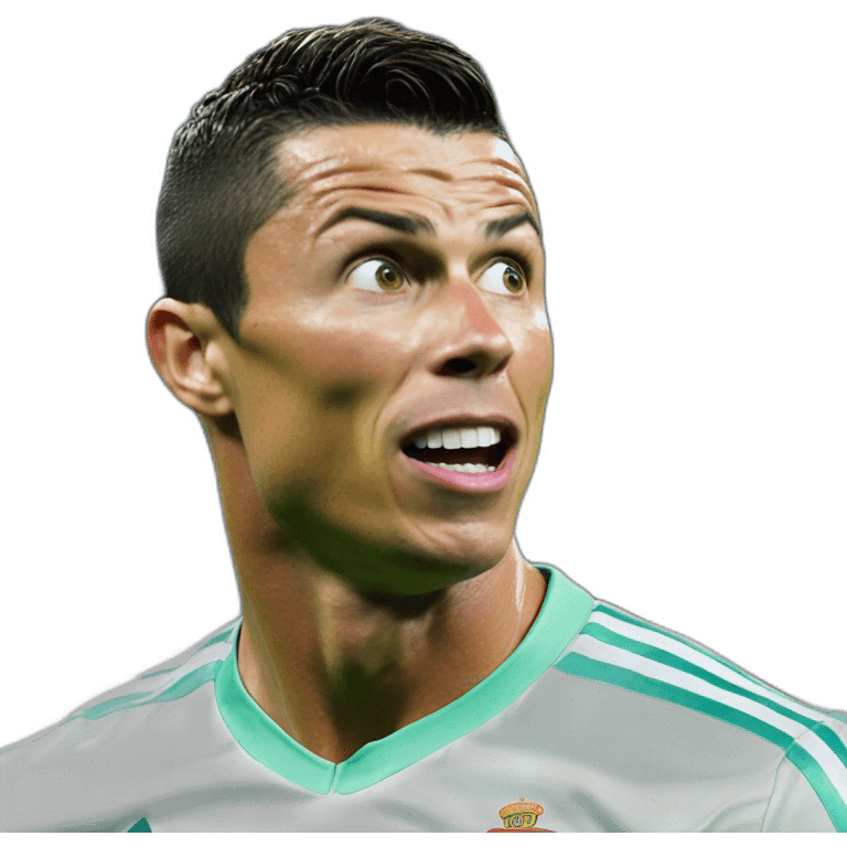 cristiano ronaldo shocking expression ultra hd emoji