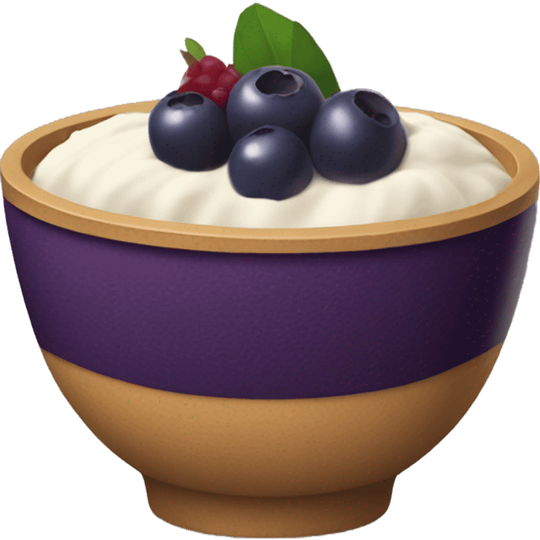 Açai bowl emoji