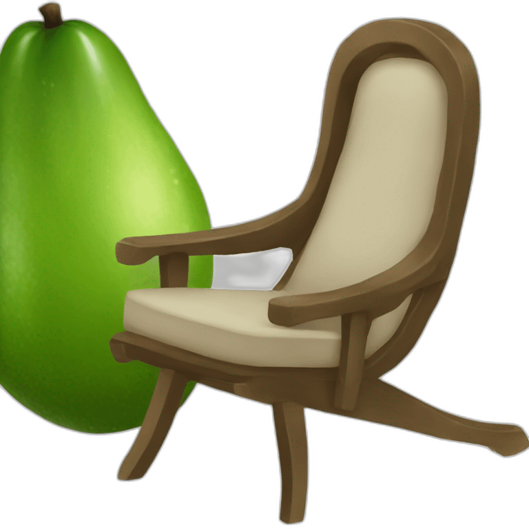 aguacate silla emoji