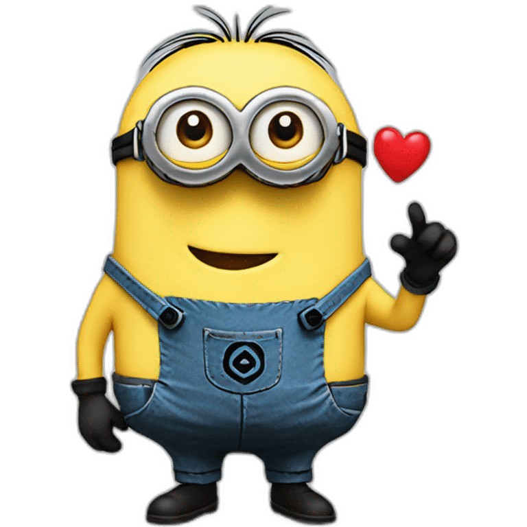 Minion with heart  emoji