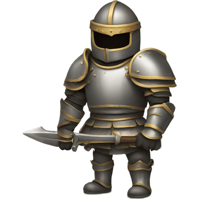 Armored figure emoji