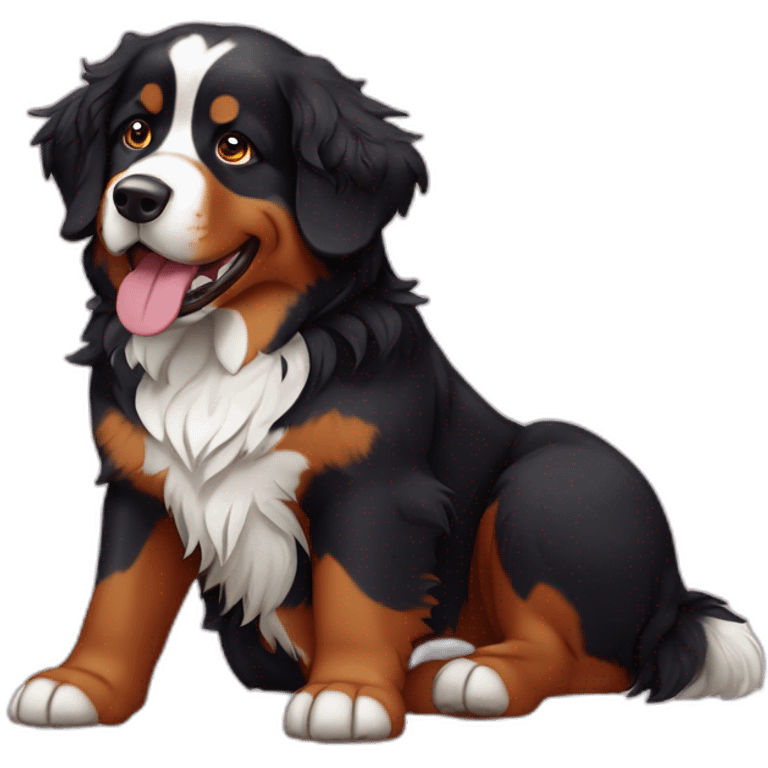 Bernese mountain dog food emoji