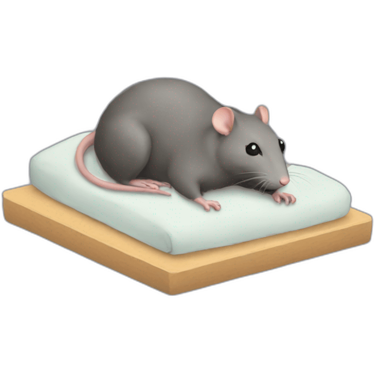 rat bed emoji