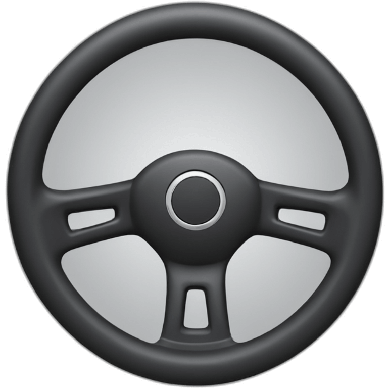 car steering wheel emoji