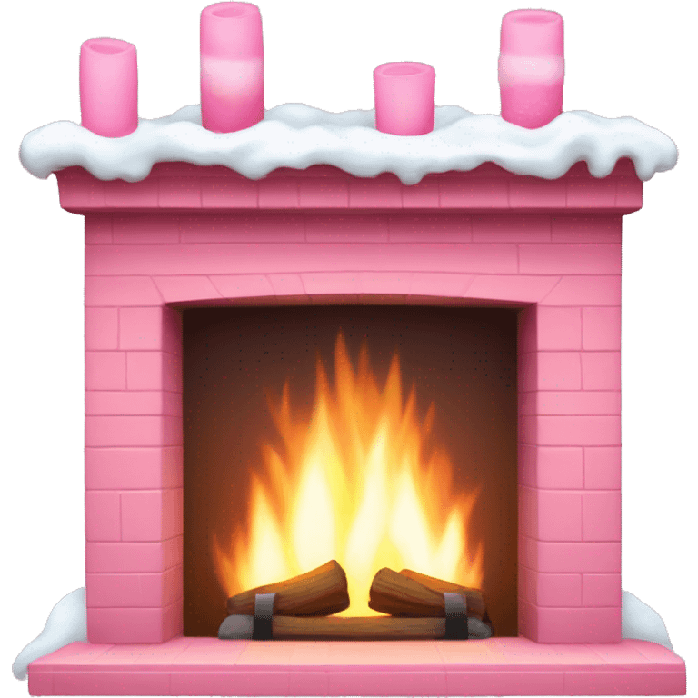 Winter Pink FirePlace emoji