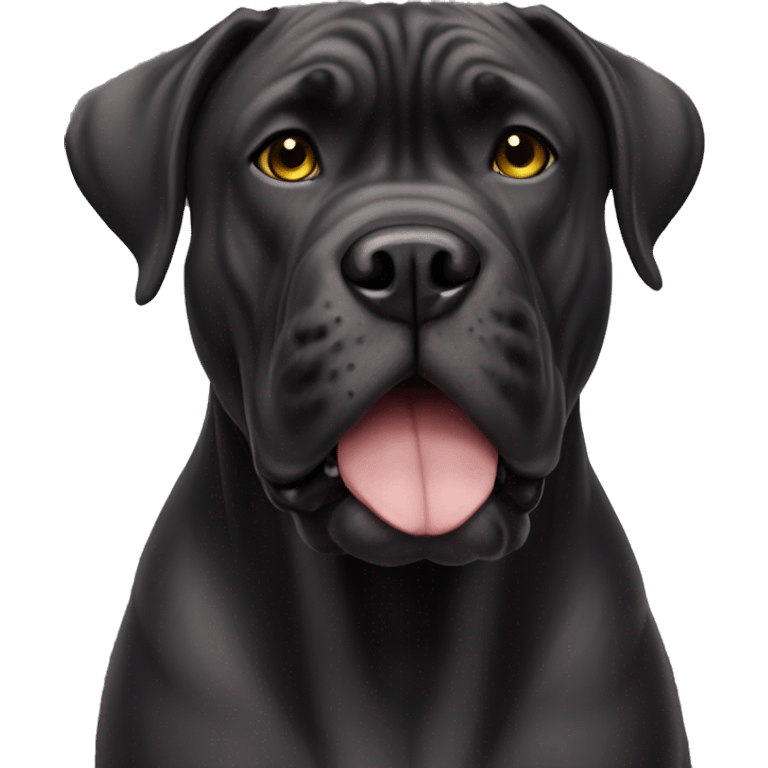 cane corso black emoji