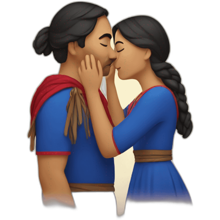 métis kiss emoji