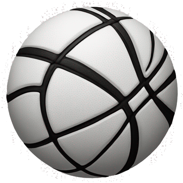 Basket ball black and White emoji