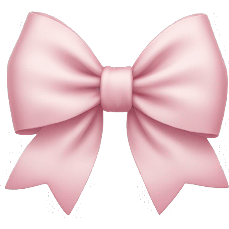 Light pink bow emoji