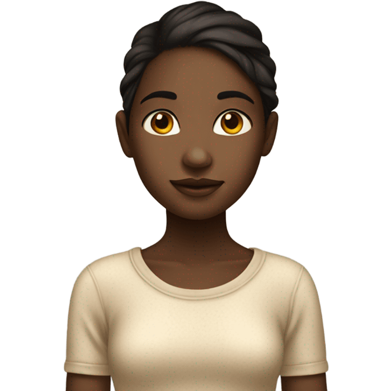 Hyperpigmentation girl emoji