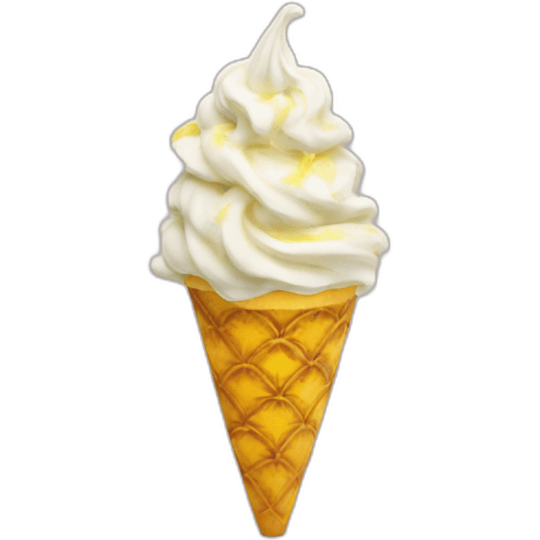 pinapple soft serve emoji