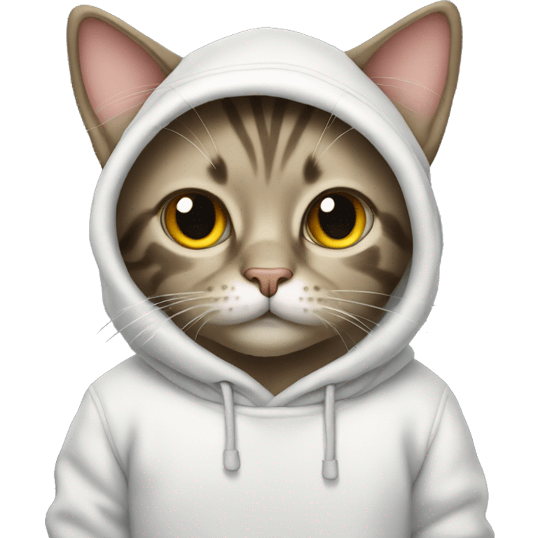 cat with sweatshirt  emoji