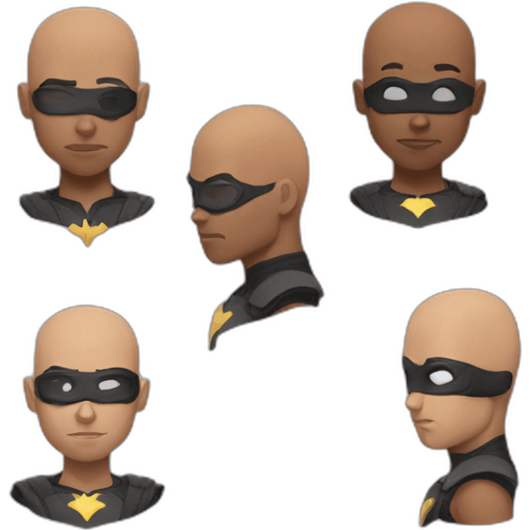 bald super heros emoji