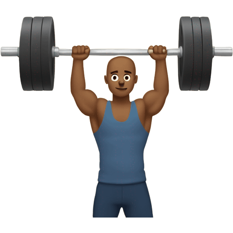 barbell lifted emoji