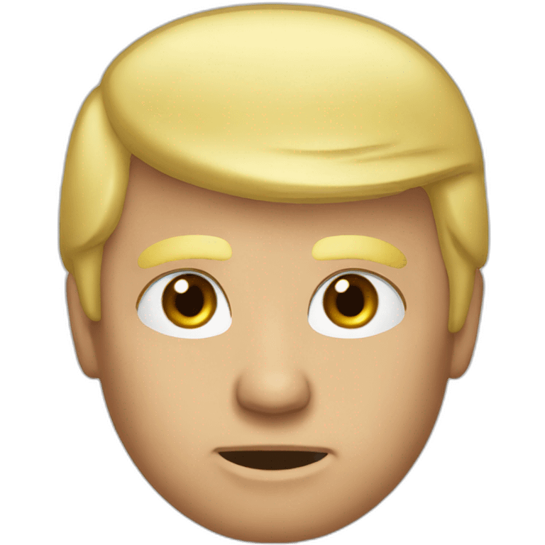 donald trump bald hair emoji