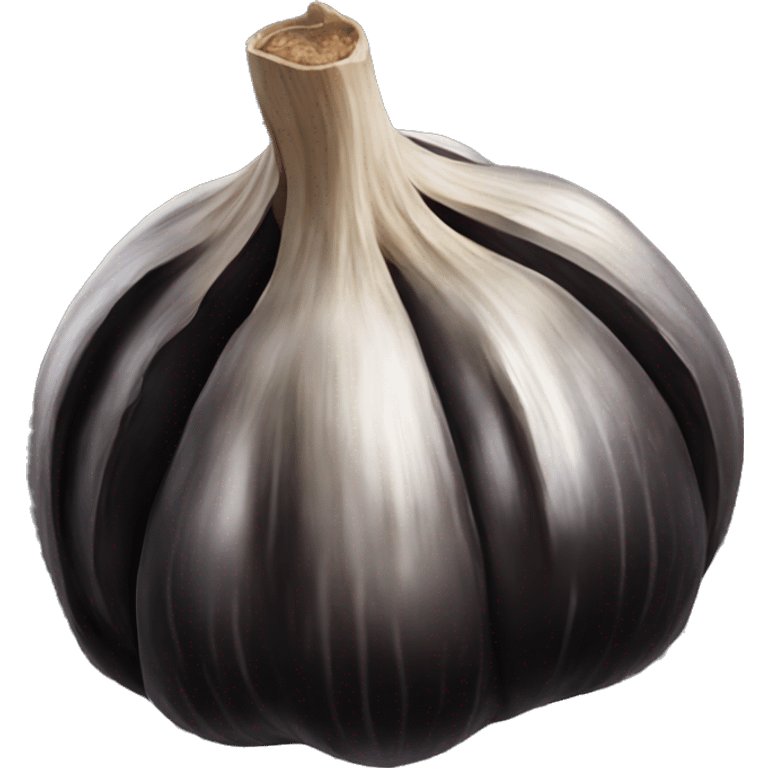 black garlic emoji