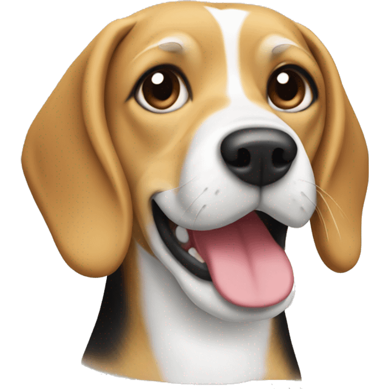 Blonde beagle  emoji