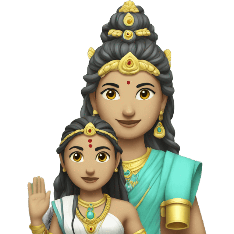 Parvati und Shiva emoji