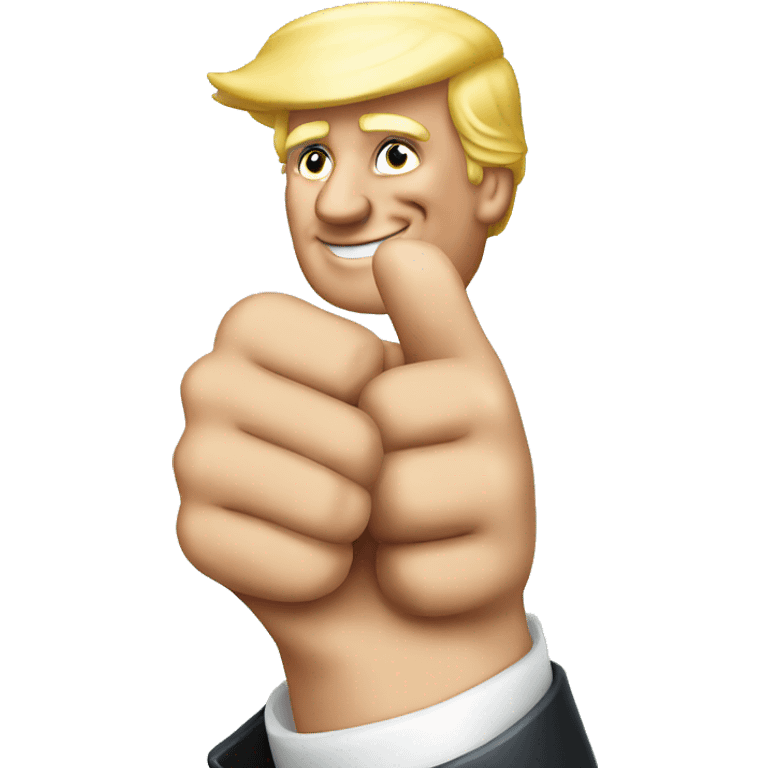 Trump thumbs up emoji