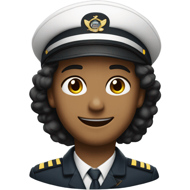 Pilot smiling emoji