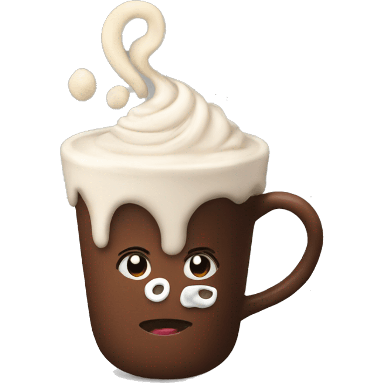 Hot chocolate emoji