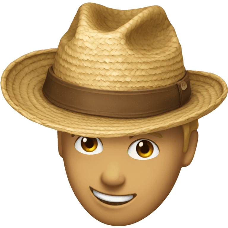 Le chapeau de paille  emoji