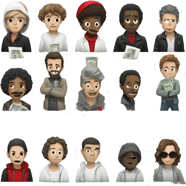 Money heist  emoji