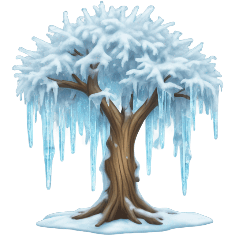 Ice tree emoji