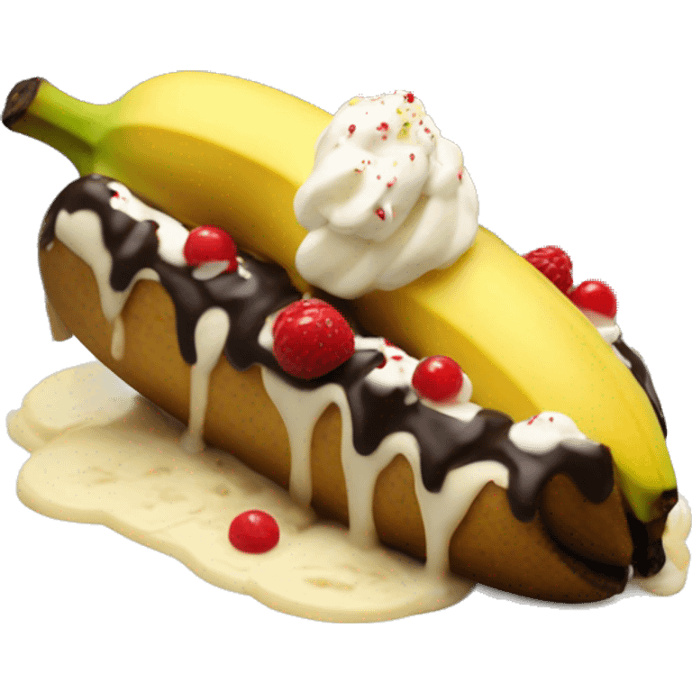 Banana split emoji