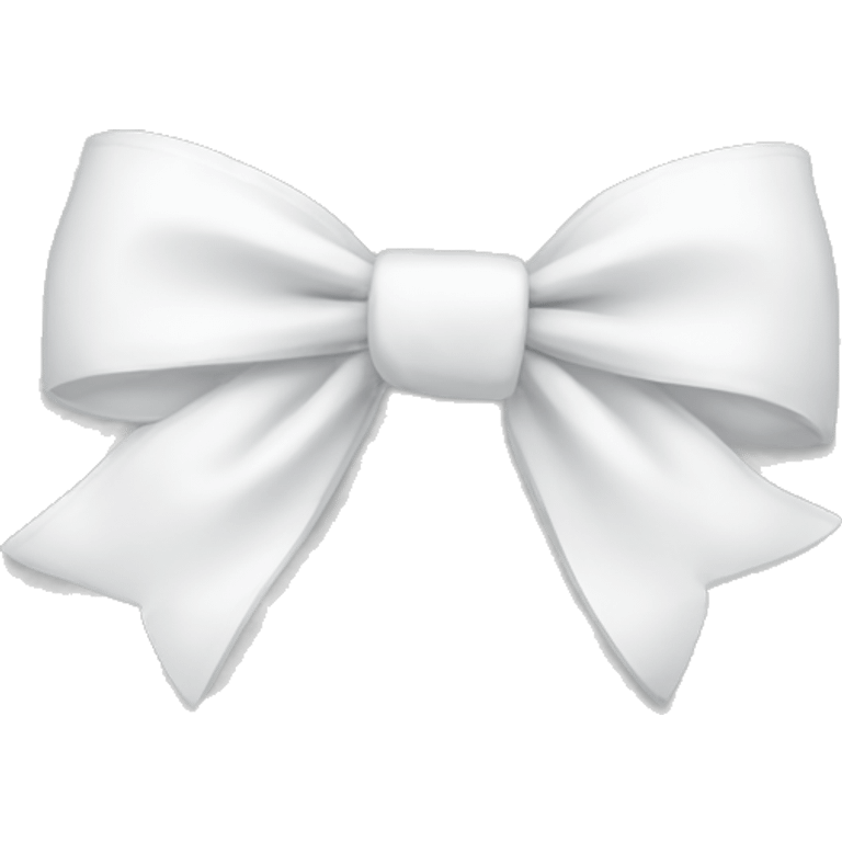 white bow emoji