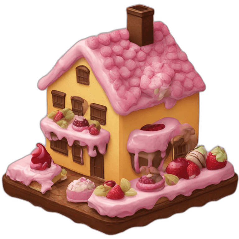 HOUSE MADE OF DIFFENT DESSERTS emoji