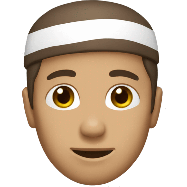 Brown and white Breton emoji