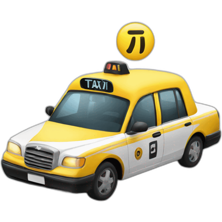 Taxi del futuro emoji