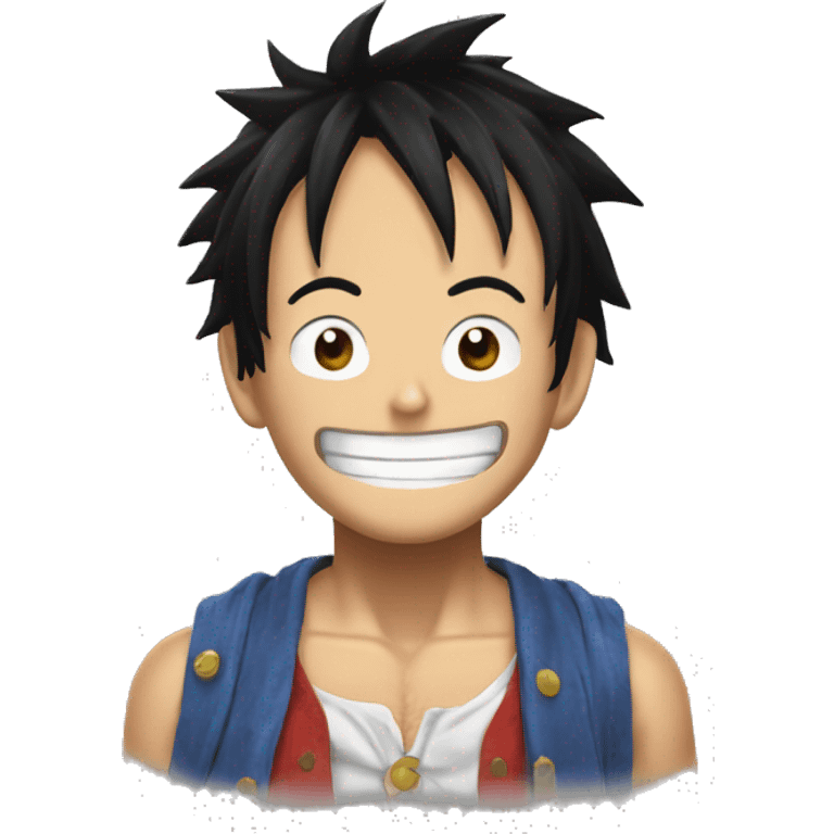 Luffy qui rigole  emoji