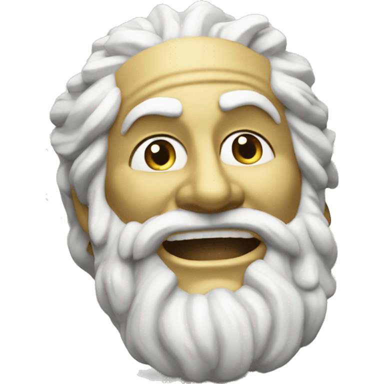 Ancient Greek King Odysseus Statue Face Only, Rolling on the floor laughing, Off-white emoji