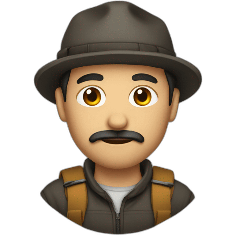 Homme cagouler emoji