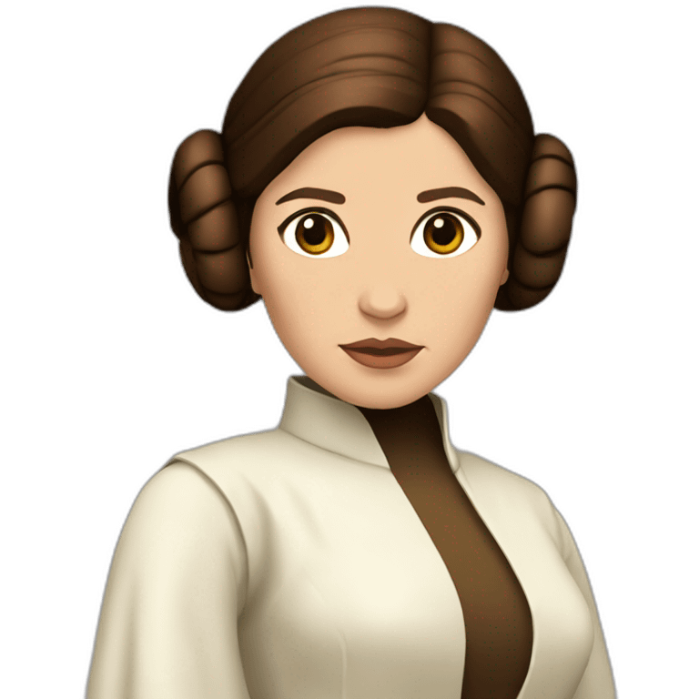 princess leia rebel emoji