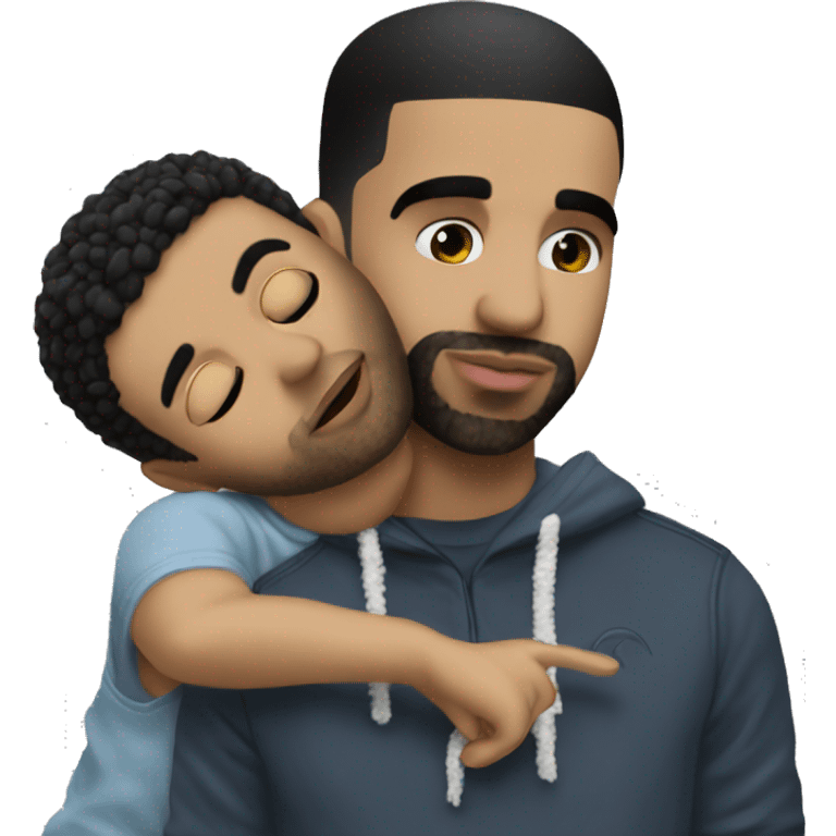 drake kissing drake kissing drake kissing drake emoji