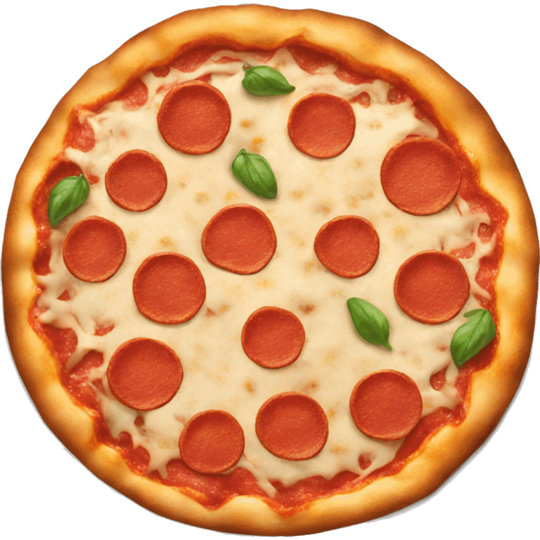 A delicious pizza emoji emoji