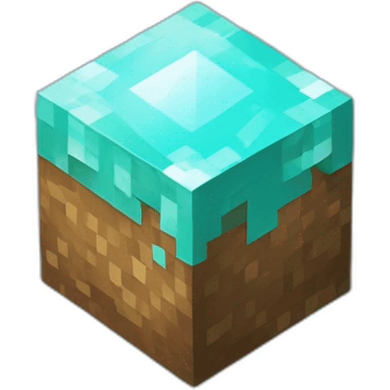 Minecraft diamond block emoji