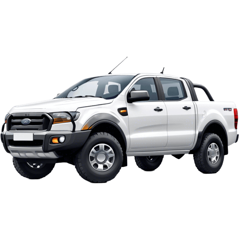 Ford Ranger - Ford (Model Year: 2024) (Iconic colour: White) emoji