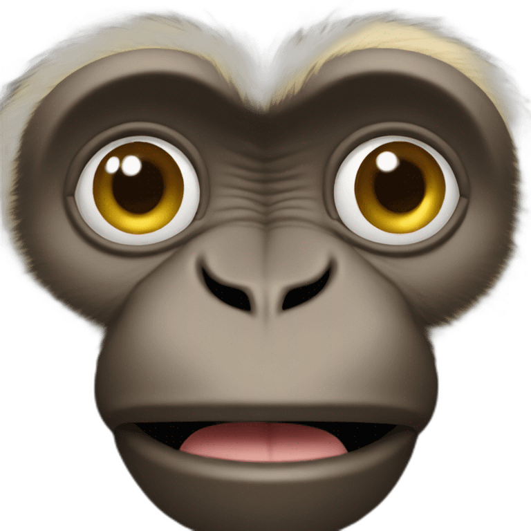 monkey talk about phylosophia emoji