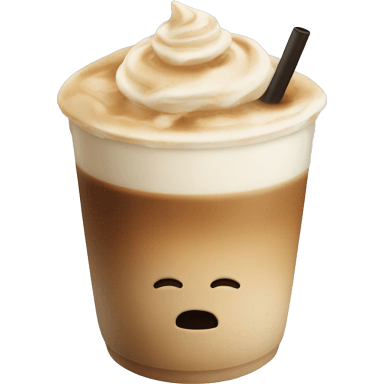 iced latte no face  emoji