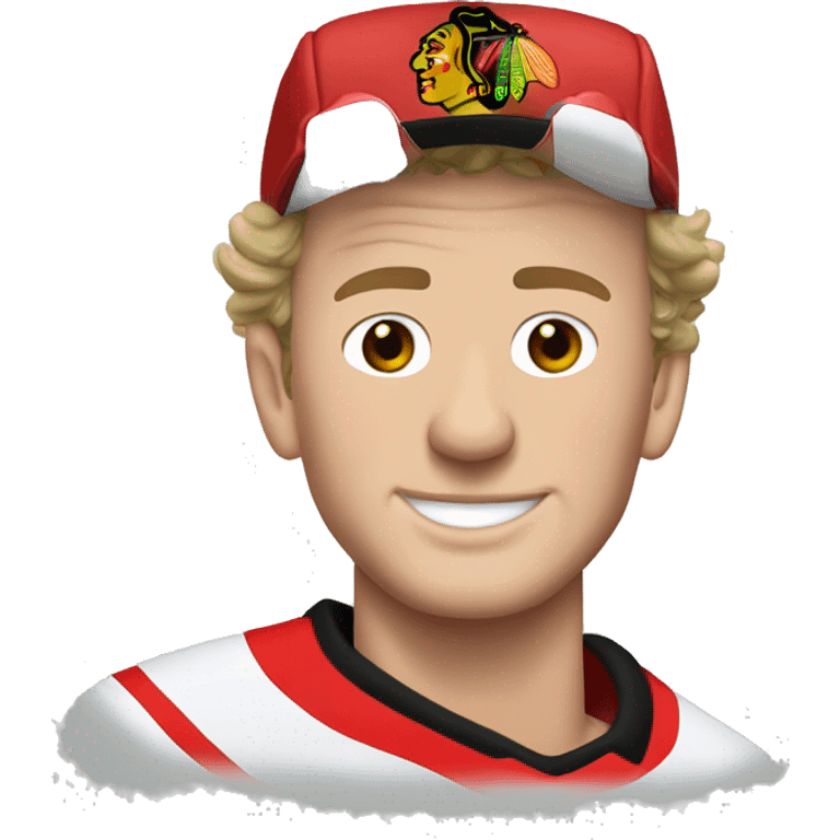 Jonathan Toews as beach bum emoji