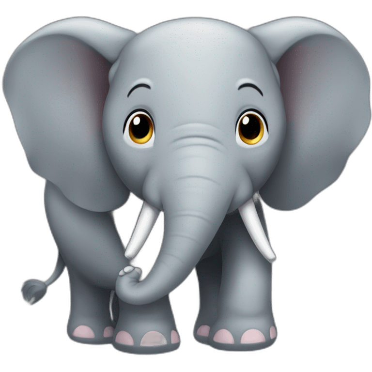 éléphant coeur emoji