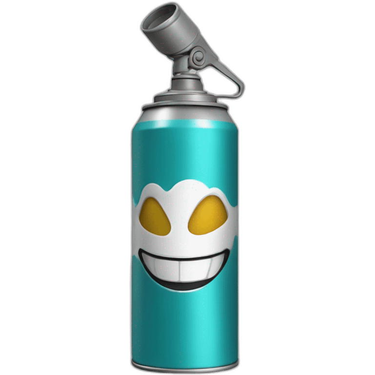 Spraycan with smile  emoji