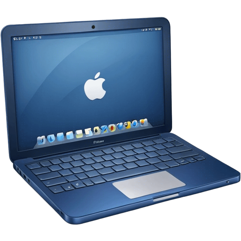 dark blue 
laptop emoji